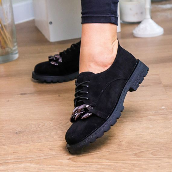 Туфли женские Fashion Cherry 3242 38 размер 24,5 см Черный | Зображення 7