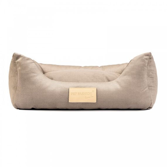 Лежак Pet Fashion Molly №1 для собак і котів пісочний 52х40х17 см | Зображення 1