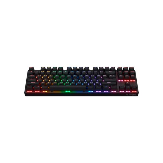 Клавіатура Hator Icefall Mecha TKL Rainbow Wireless/USB Black (HTK287UA) | Зображення 1