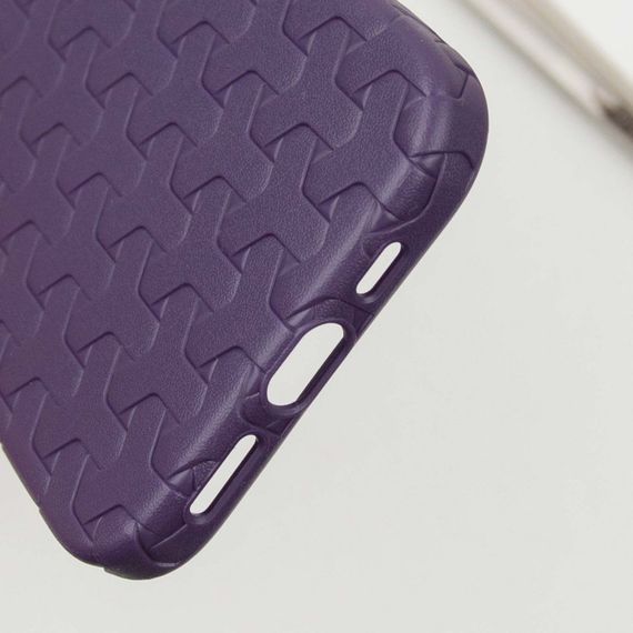 Чохол TPU Weaving для Apple iPhone 16 (6.1") Purple | Зображення 5
