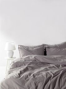 Постільна білизна Limasso Stonewashed Ranforse 200 х 220 см Opal Grey