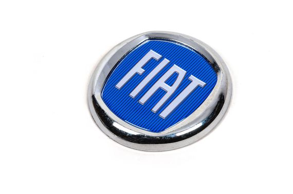 Емблема (синя, самоклейка) 75 мм для Тюнінг Fiat | Зображення 1