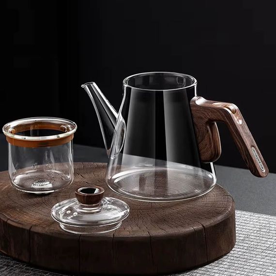 Чайник для заваривания TeaPot D-24C 800ml Transparent | Зображення 6
