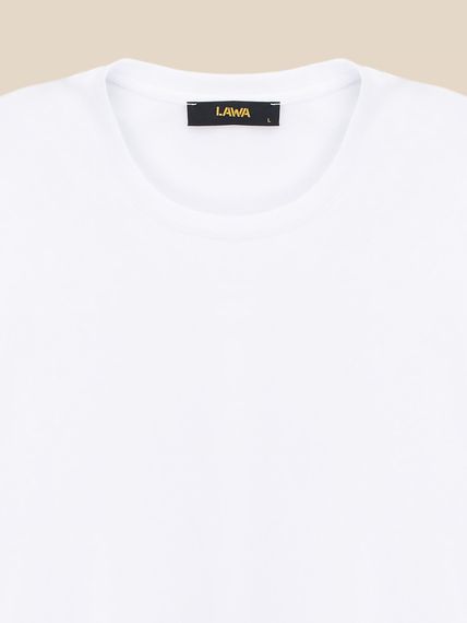 Футболка однотонна чоловіча LAWA MBC02463 S Білий shop (2000999641879) | Зображення 1