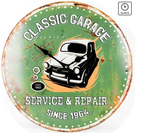 Годинник настінний Technoline 596579 Classic Garage (596579) (DAS301801) | Зображення 1