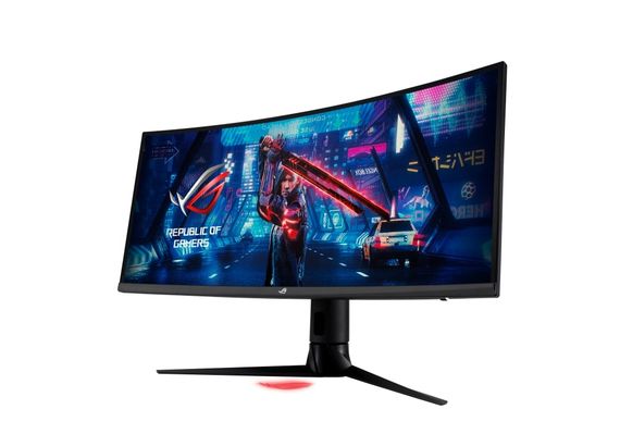 Монітор ASUS  LCD 34.1' XG349C HDMI, DP, USB-C, 2xUSB3.0, MM, VA, 3440x1440, 180Hz, 1ms, CURVED, DCI-P3 98%, HDR400, G-SYNC (90LM06V0-B01A70) | Зображення 3