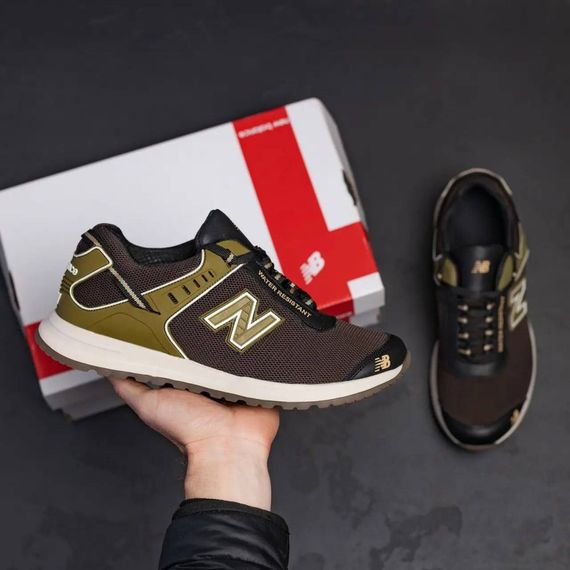 Літні кросівки New Balance колір коричневий/чорний | Зображення 5