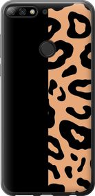 Чехол на Huawei Y7 Prime 2018 Пятна леопарда "4269u-1509-17620"