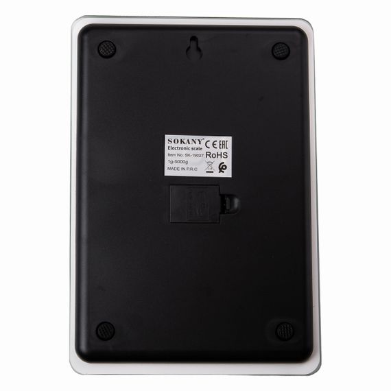 Ваги для кухні Sokany до 5 кг електронні на батарейках Зелені Lugi SK-19027GR | Зображення 2