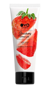 Універсальний ароматизований зволожуючий гель-лубрикант OYO - Strawberry aroma gel, 75 ml Sex Aura