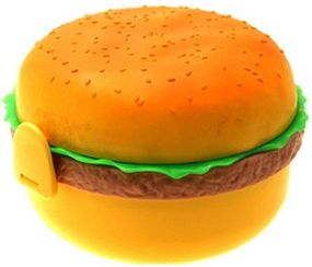 Ланч-бокс Qlux Burger 13х9см, пластиковий