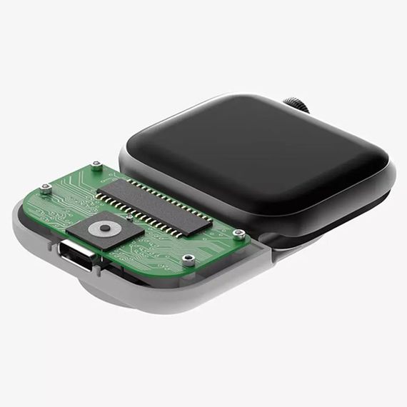 Портативное ЗУ Charging Soft Case for Apple Watch 40/41mm 1200 mAh Moon White | Зображення 3