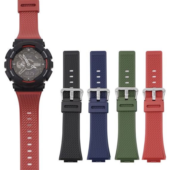 Ремешок для Casio G-Shock GA-100/110 Army Green SI | Зображення 2