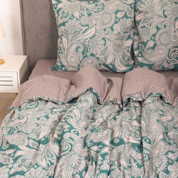 Постільна білизна двоспальне Viluta Сатин Twill 654-2 210х175 см | Зображення 5