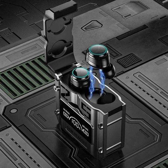 Бездротові блюз навушники M25, Бездротові навушники затички bluetooth для тренувань і бігу WG-69 | Зображення 8