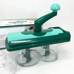 Слайсер для овощей ручной, Ручная кухонная овощерезка, Ручная овощерезка с разными насадками MS-32