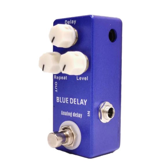 Гітарна педаль ефектів дилей Mosky Blue Delay для електрогітари електрогігітарі гітарі гітари | Зображення 4