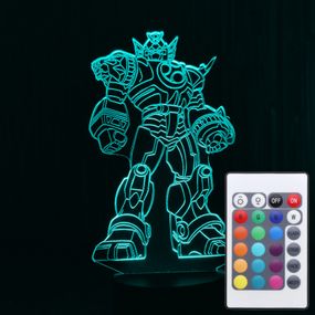 Акриловый светильник-ночник с пультом 16 цветов Трансформер tty-n001330