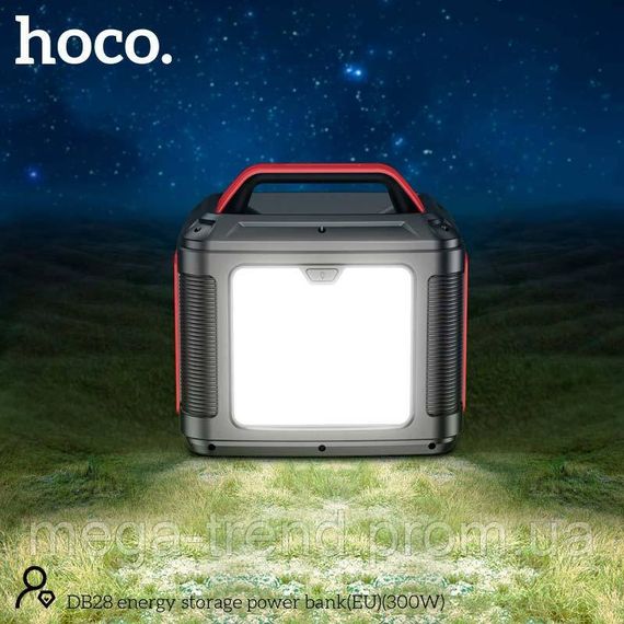 Портативна електростанція Hoco Energy storage power bank DB28 80000mAh |300W, 3USB/Type-C/AC, PD/QC| | Зображення 9