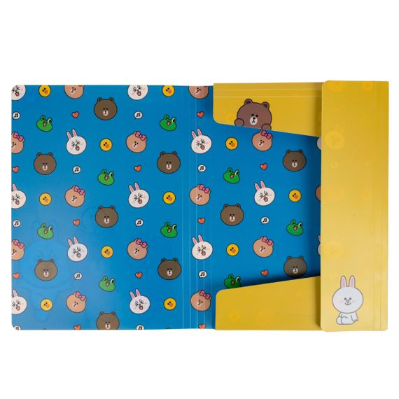 Папка на резинці A4 YES Line Friends 492098 | Зображення 1