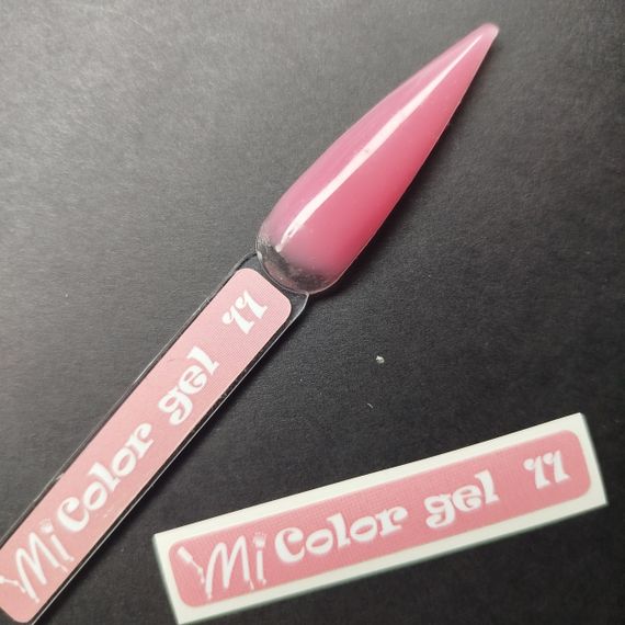 Наліпка на тіпсу (палітру) для гелю Mi Color №11 (9 x 55 мм)