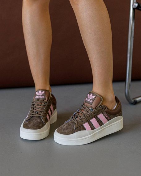 Кросівки Campus x Bad Bunny Brown Pink , В'єтнам 39 25 см | Зображення 2