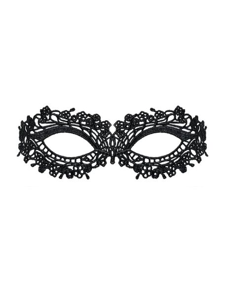 (SALE) Мереживна маска Obsessive A710 mask, єдиний розмір, чорна Sex Aura | Зображення 1
