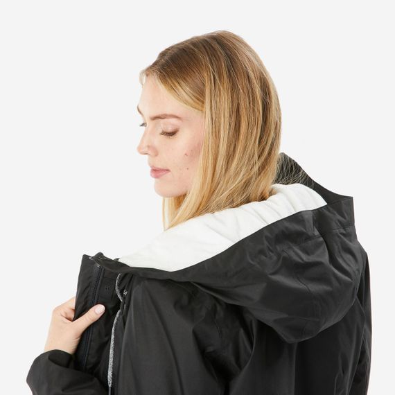 Куртка жіноча SH500 X-Warm для зимового туризму водонепроникна чорна - 3XL | Зображення 4