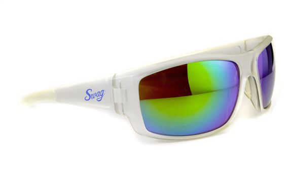 Окуляри захисні Swag Chill'n (G-Tech™ green), дзеркальні синьо-зелені | Зображення 2