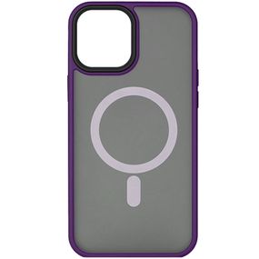 TPU+PC чехол Metal Buttons with MagSafe для Apple iPhone 15 Pro Max (6.7")