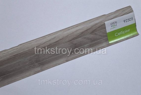 Плинтус ПВХ Grun Holz с кабель-каналом 2500*60*22мм Себринг (92505)