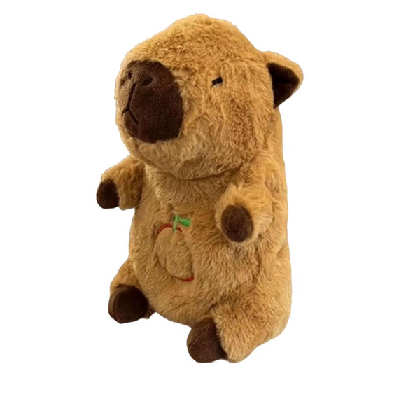 М'яка іграшка нічник Капібара, плюшева іграшка з імітацією дихання та підсвічуванням | Зображення 2