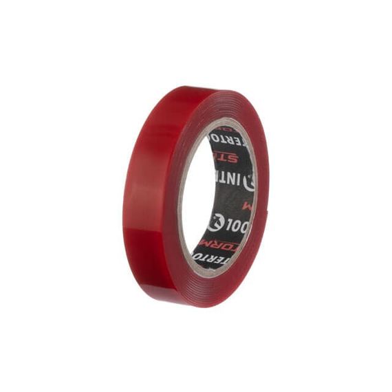 Стрічка клейка двостороння STRONG FIX 2 м, 12*0,5 мм, прозора, акрил, STORM INTERTOOL KT-0822