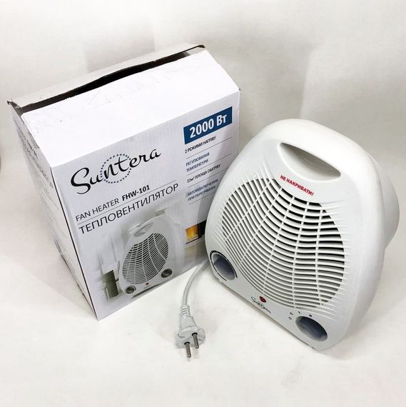 Теплообогреватель, Электрический бытовой тепловентилятор, Дуйка для дома, Практичный тепловентилятор AT-30 | Зображення 1