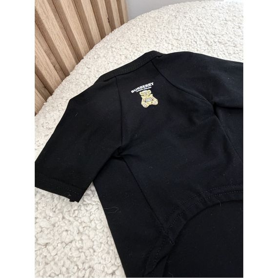Брендовая футболка для собак Burberry Teddy Black | Стильная черная одежда для питомцев | Зображення 3