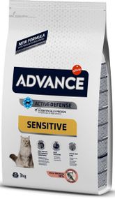 Корм Advance Cat Sensitive Salmon & Rice сухий для котів з чутливим травленням з лососем 3 кг
