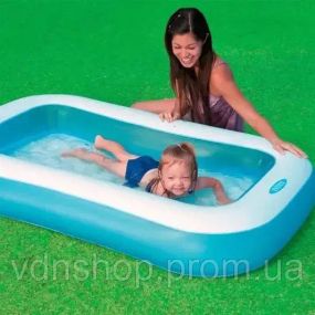 Надувной бассейн Intex 166 х 100 х 25 см 90 л Blue