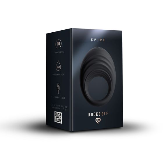 Ерекційне віброкільце Rocks Off Spire | Зображення 8