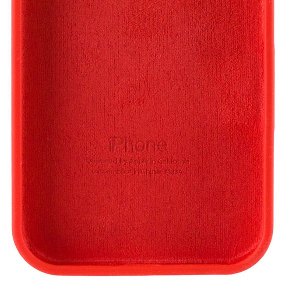 Чохол Silicone Case Full Protective (AA) для Apple iPhone 16e (6.1") Червоний / Red | Зображення 2