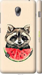 Чохол на Lenovo Vibe P1 Єнотик з кавуном "4605m-152-2448"