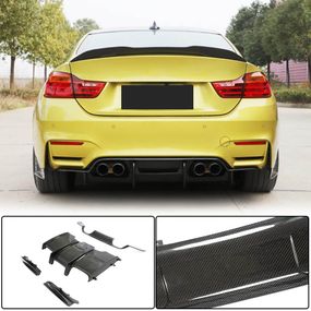 Диффузор заднего бампера V1 для F82/F83, Карбон для BMW 4 серия F-32 2012-2020 гг