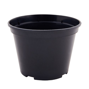 Вазон для розсади 13*9,7см круглий чорний Алеана