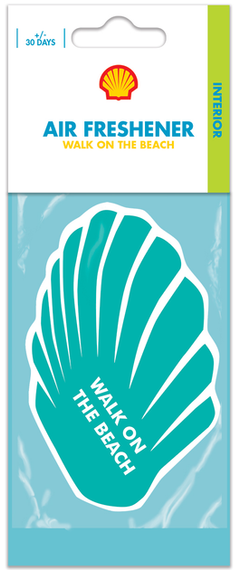 Ароматизатор повітря салону авто Shell Airfreshener walk on the beach