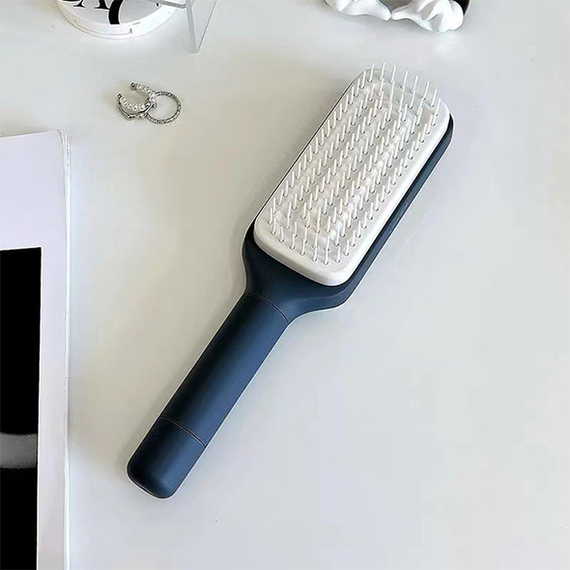 Гребінець масажний самоочисний Hair straightener | Зображення 1