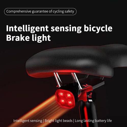 Велоліхтар STOP (red) FY-328S-4LED з акумулятором | Зображення 2