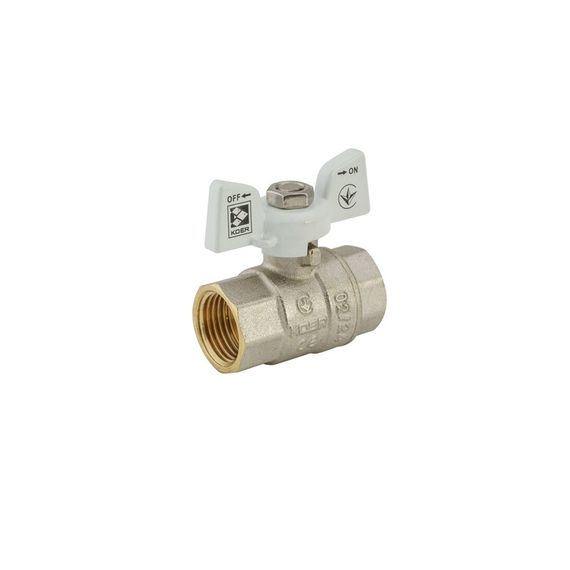 Кран кульовий KOER 1/2" ГГМ (KR.217.W) білий (KR0177) | Зображення 3