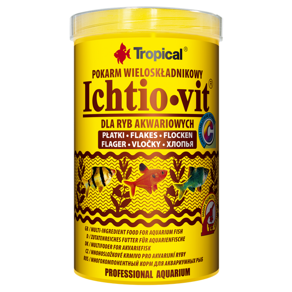 Корм Tropical Ichtio-Vit для всіх акваріумних риб пластівці 120 г