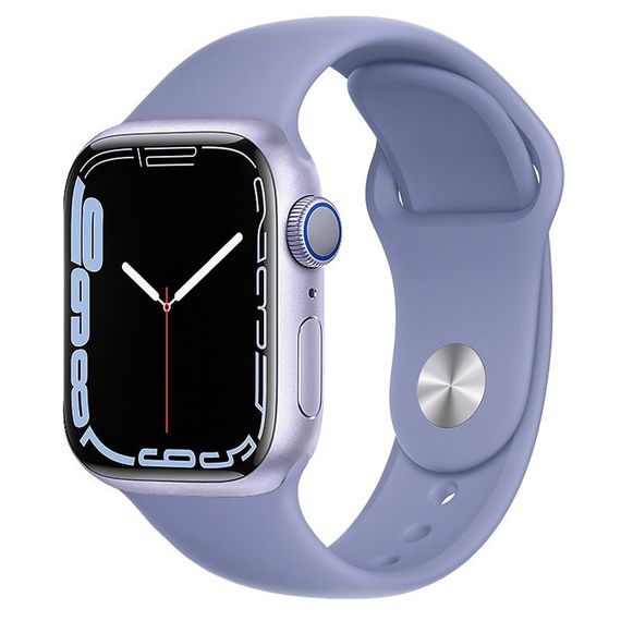 Ремінець Hoco WA01 Flexible series Apple watch (42/44/45/49mm) Black Lavender