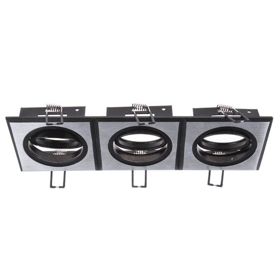 Светильник точечный HDL-DT 105/3 SS BK MR16 | Зображення 2