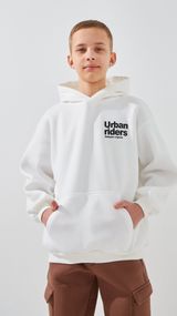 Худі з принтом для хлопчика LAWA P-BB02331 152 см Молочний shop (2000999403156)